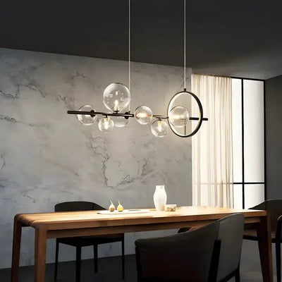 MYRIA | Glass Bubble Chandelier – Artistic Cluster Ceiling Light Cachandeliers