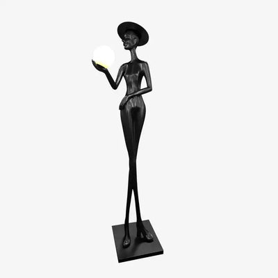 Silhouette | Lady Sculpture Floor Lamp Cachandeliers