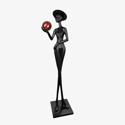 Silhouette | Lady Sculpture Floor Lamp Cachandeliers